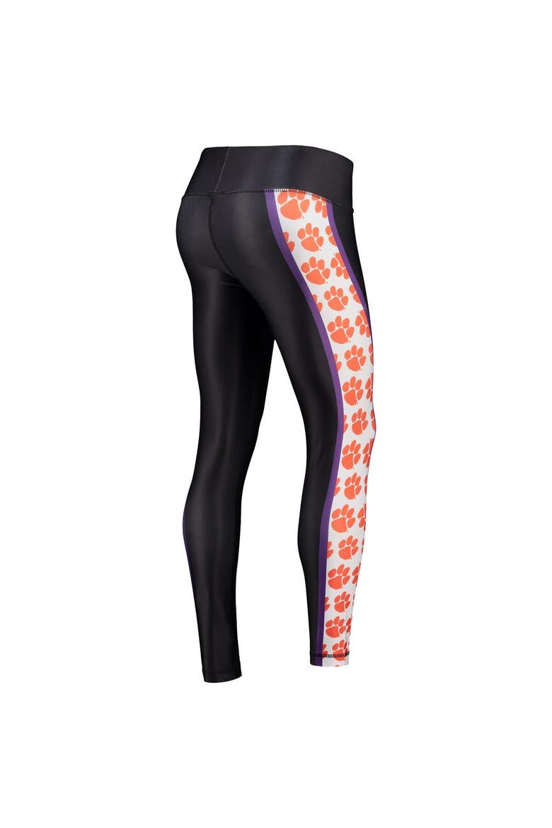 Women's Concepts Sport Black Clemson Tigers Dormer Knit Leggings, Alternate, color, Black
