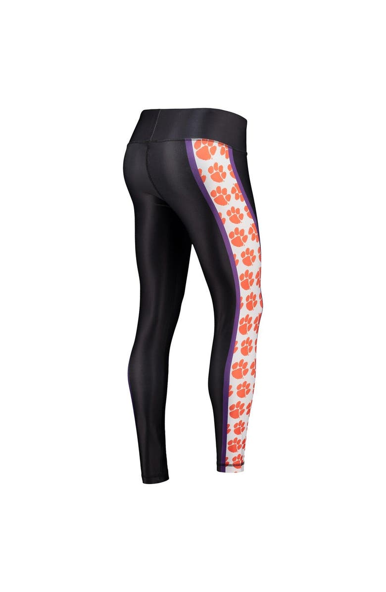 CONCEPTS SPORT Women's Concepts Sport Black Clemson Tigers Dormer Knit Leggings, Alternate, color,