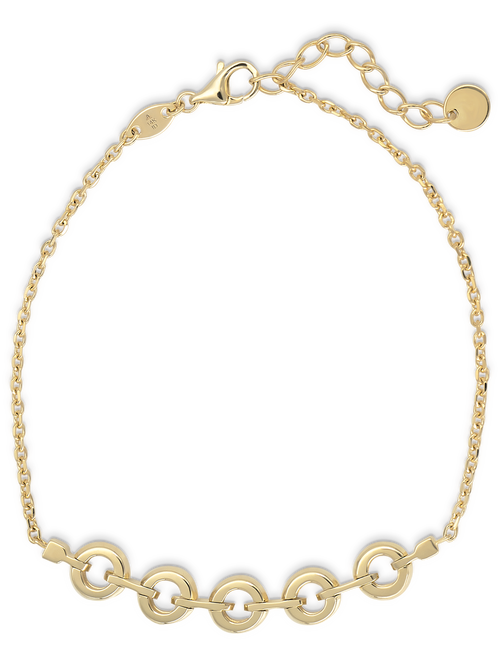 Devata Cable Link Chain Bracelet In Gold