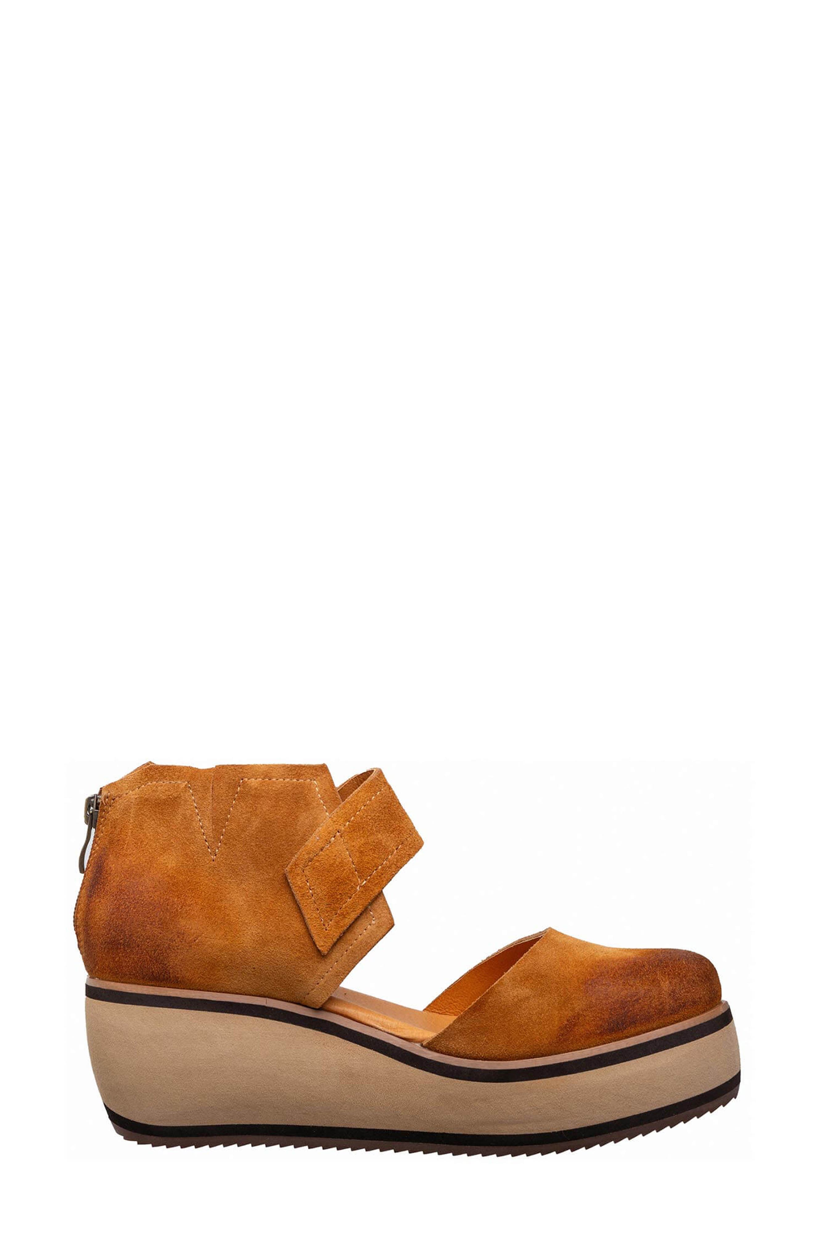 ANTELOPE Fawn Platform Wedge Pump, Alternate, color, 