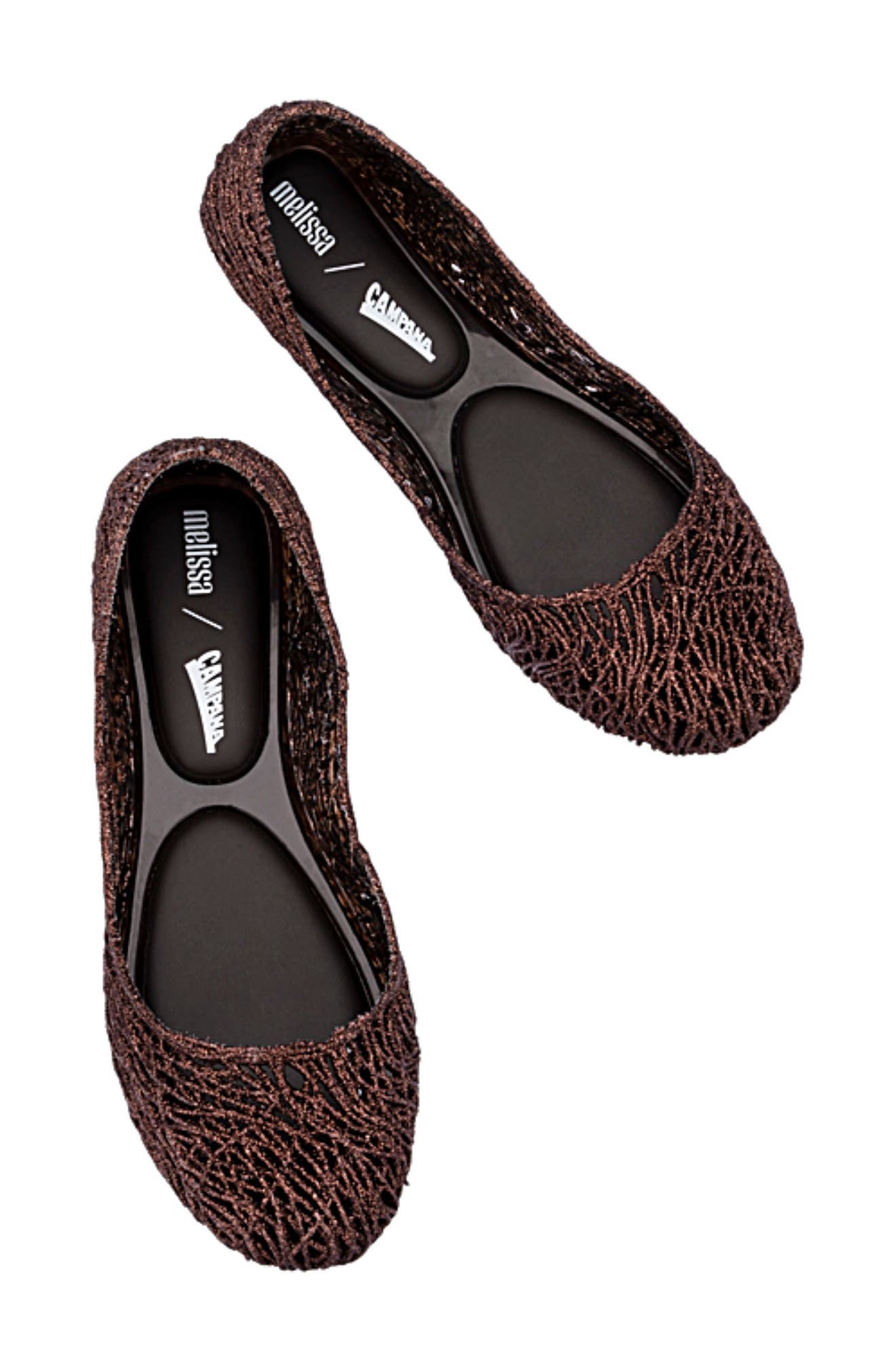 Campana Flow Flat, Alternate, color, BROWN GLITTER