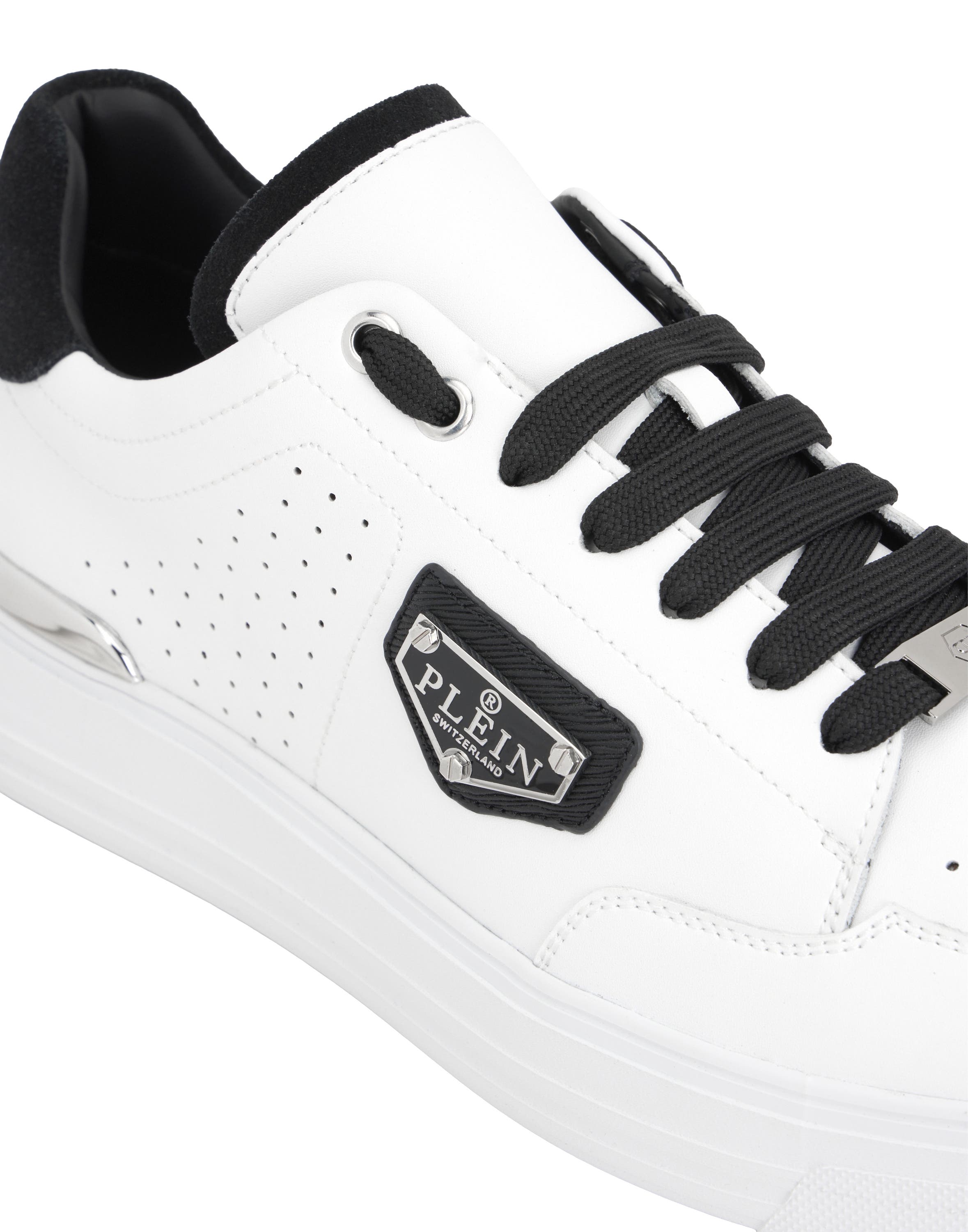 Low-Top Sneakers Triangle Performance Unisex, Alternate, color, white/black