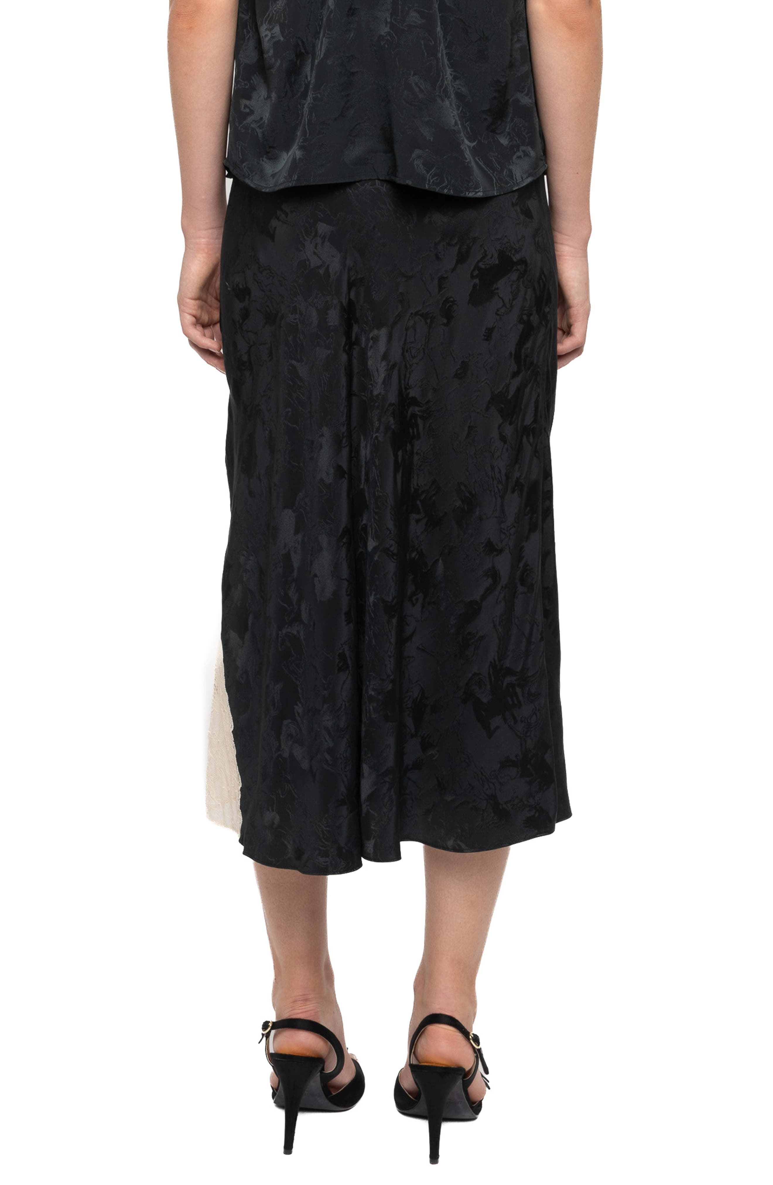 Zadig & Voltaire Jayla Jacquard Silk Midi Skirt (Women) | Nordstrom