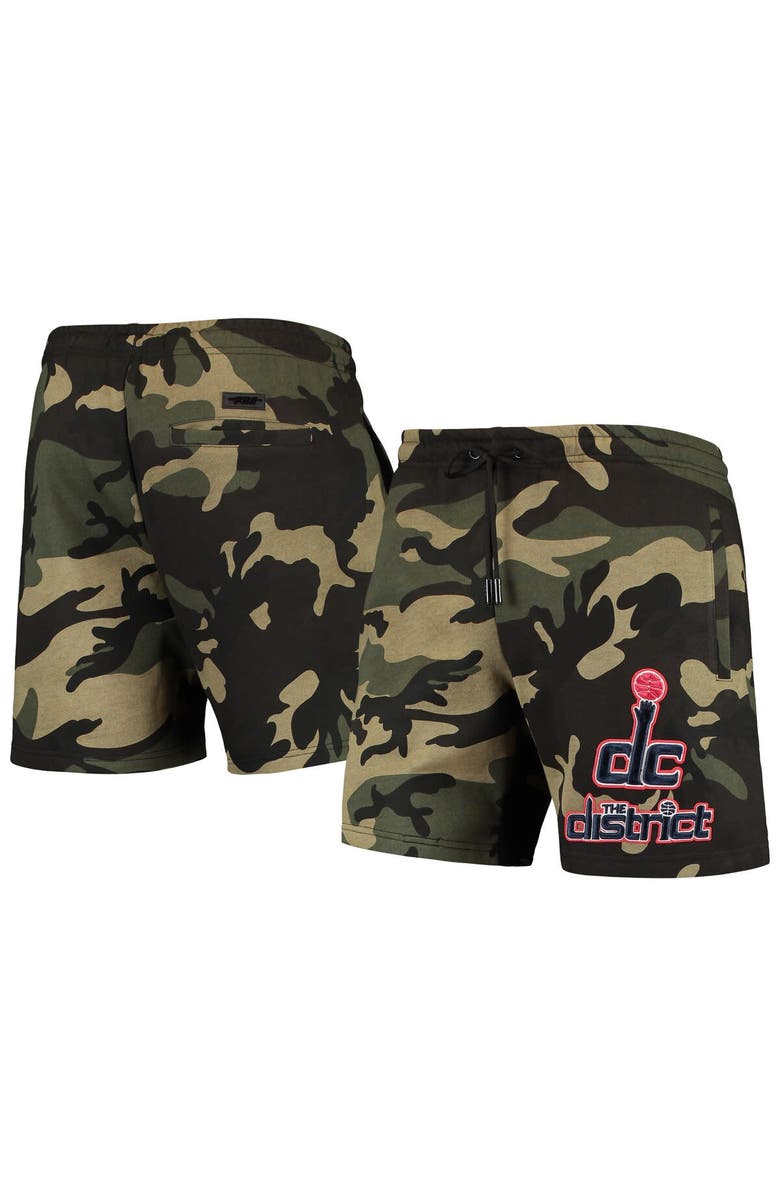 PRO STANDARD Men's Pro Standard Camo Washington Wizards Team Shorts, Main, color, Camo