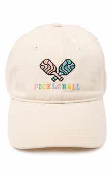 Pickle Ball Embroidered Baseball Cap