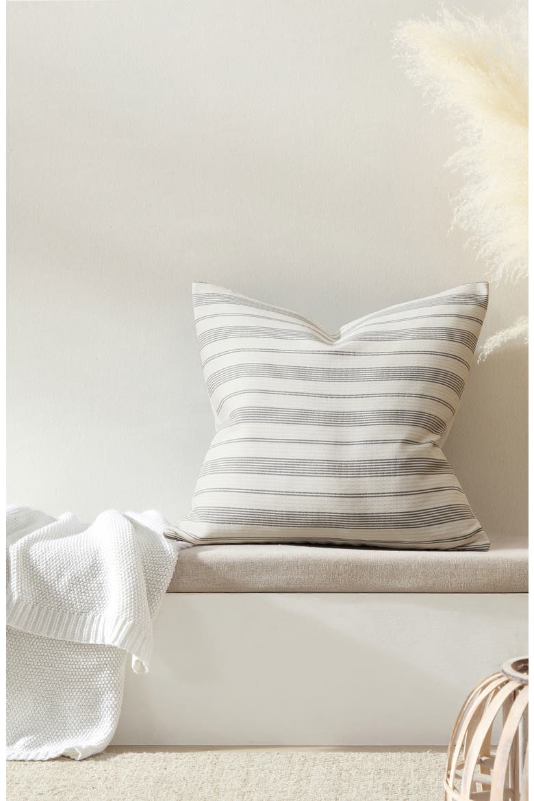 Laine Accent Pillow, Alternate, color, BLUE/ WHITE
