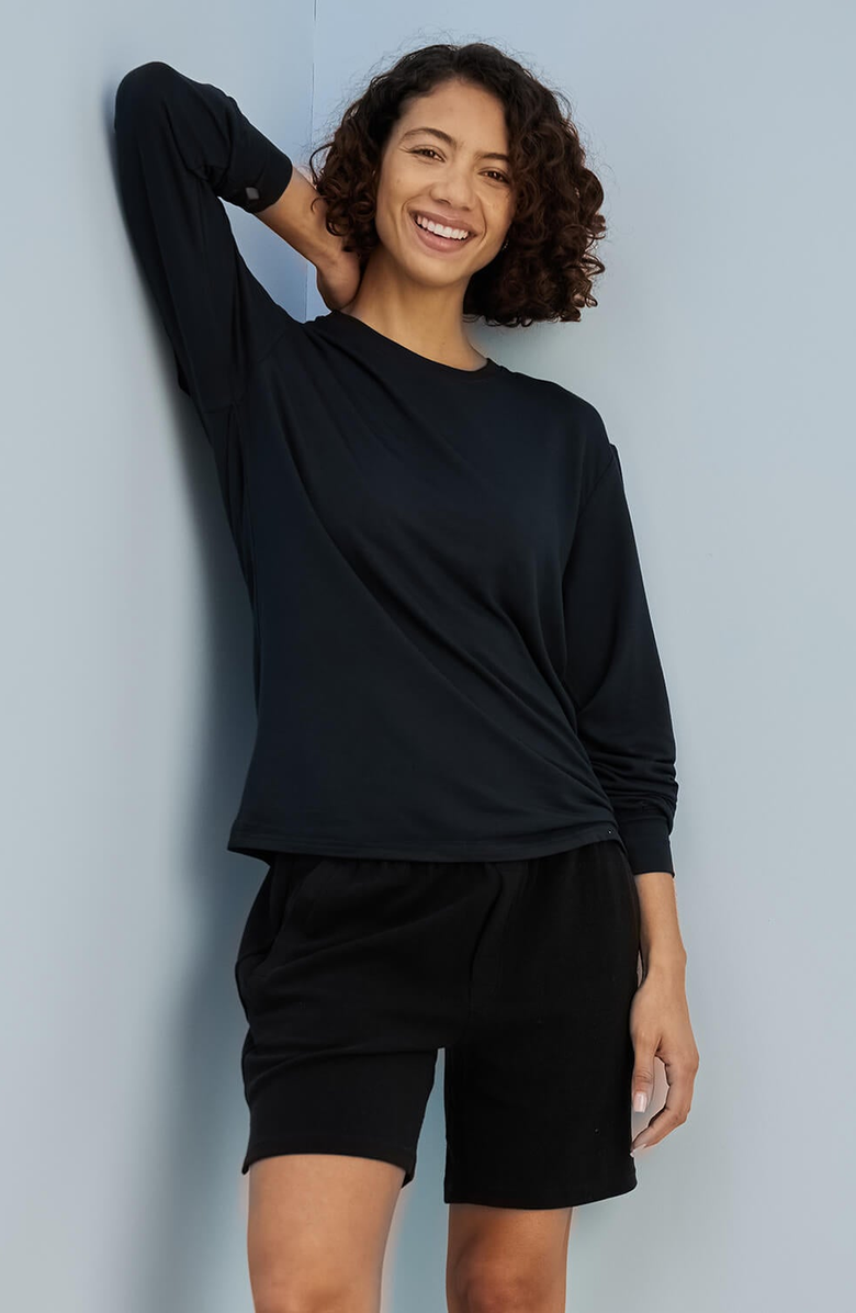 Jambys Soffle Shorts, Alternate, color, Black