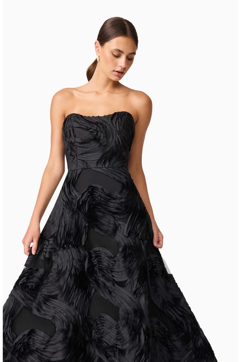 Asher Sleeveless Cocktail Dress, Alternate, color, BLACK