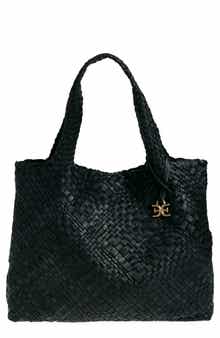 Sam Edelman Large Priya Woven Leather Tote