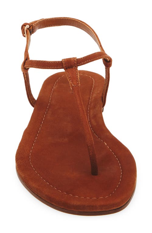 Reformation Thea T-strap Sandal In Red