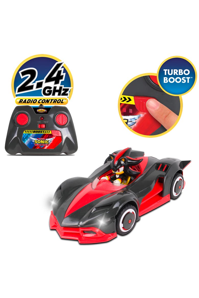Sonic Team Shadow The Hedgehog Remote Control Vehicle, Ages 6+, Alternate, color, Multicolored