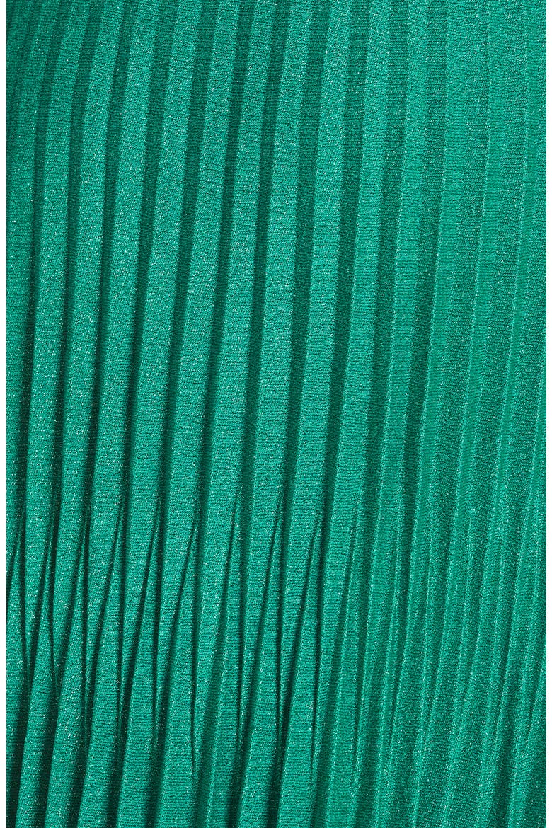 Jupette Pleated Midi Skirt, Alternate, color, GREEN