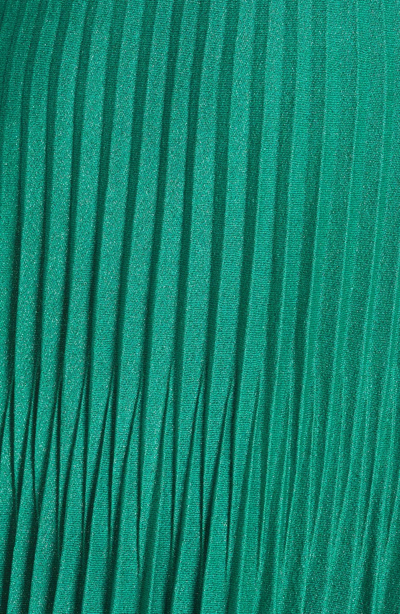 maje Jupette Pleated Midi Skirt, Alternate, color, 