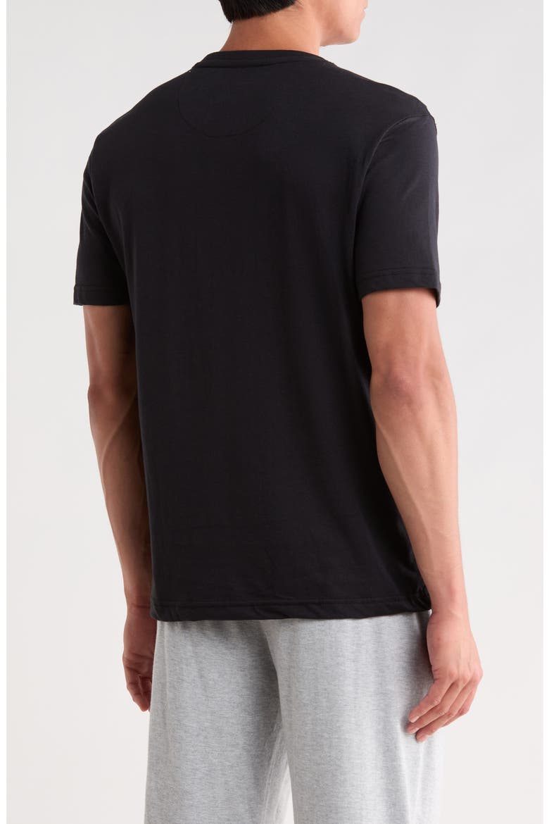 Jersey Henley T-Shirt, Alternate, color, BLACK