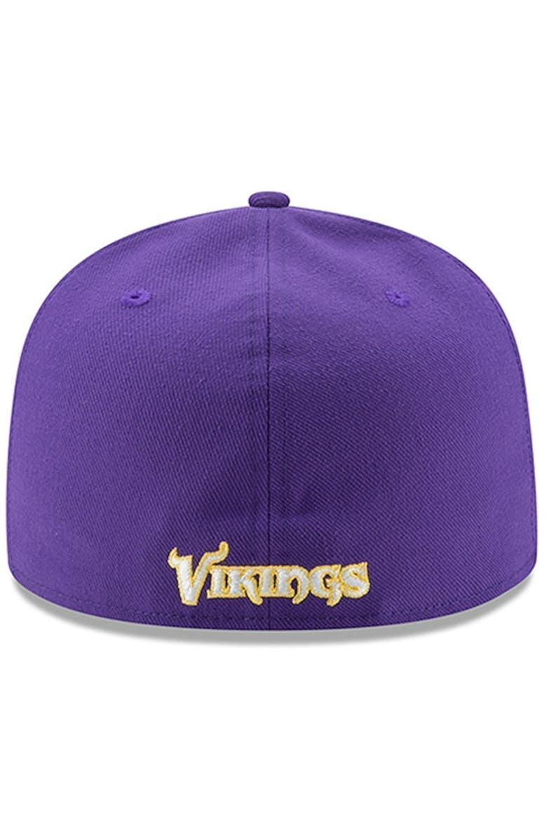 New Era Men's New Era Purple Minnesota Vikings Omaha 59FIFTY Fitted Hat, Alternate, color, Purple