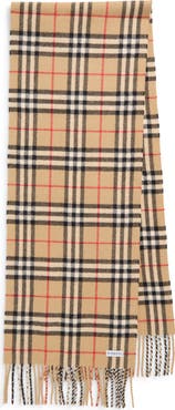 Burberry Check Cashmere Scarf