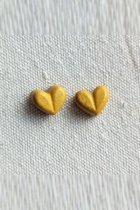 Chunky Heart Earrings