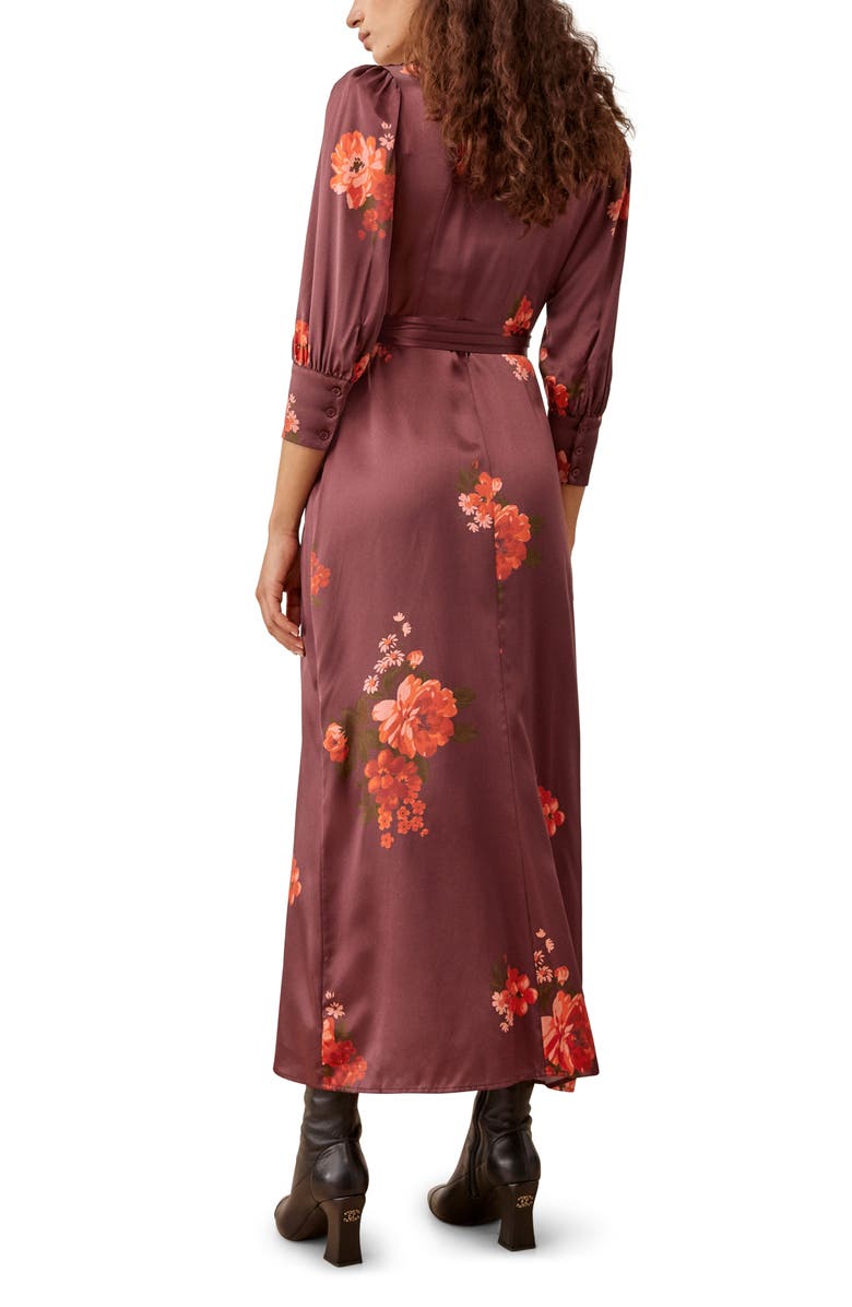 Reformation Merrick Long Sleeve Floral Dress, Alternate, color,