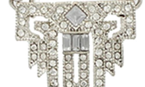 Olivia Welles Abigail Deco Necklace In Metallic