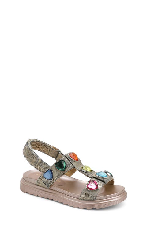 Kids' Mini Orson Heart Slingback Sandal (Toddler, Little Kid & Big Kid)