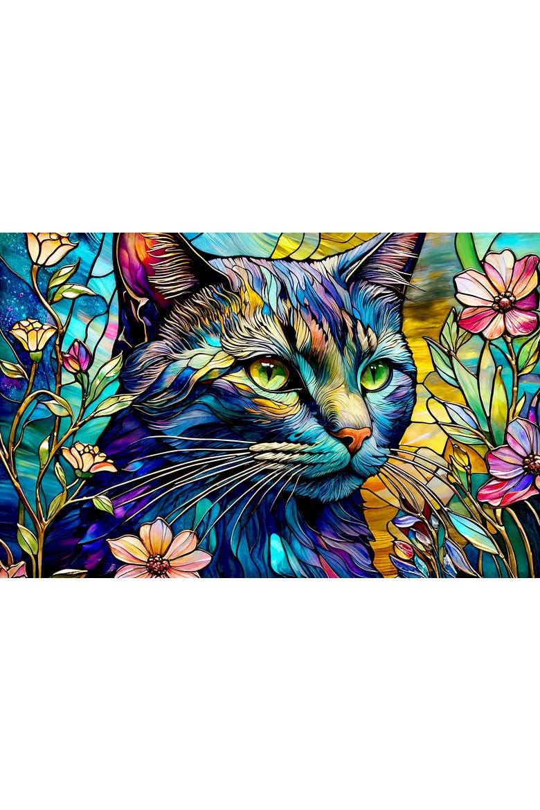 A Cat Named Blue 1000 piece Jigsaw Puzzle for Adults, Alternate, color, Multicolor