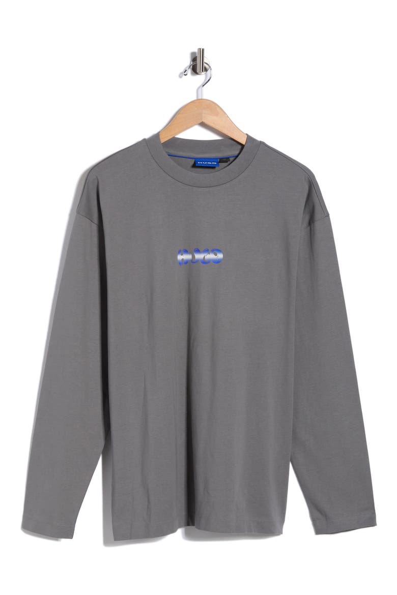 Nifting Cotton T-Shirt, Alternate, color, MEDIUM GREY