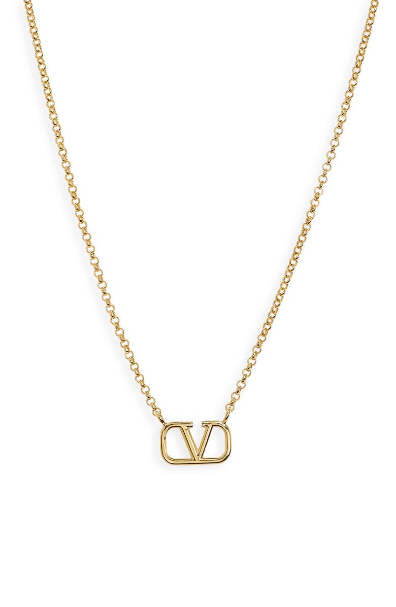 Valentino Garavani VLOGO Signature Necklace, Main, color, 