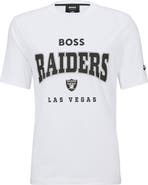 Boss X NFL Men's BOSS X NFL White Las Vegas Raiders Huddle T-Shirt