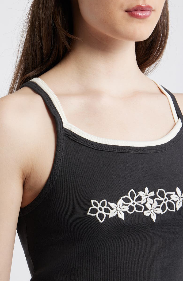 Rip Curl Half Moon Bay Layer Camisole, Alternate, color, Washed Black
