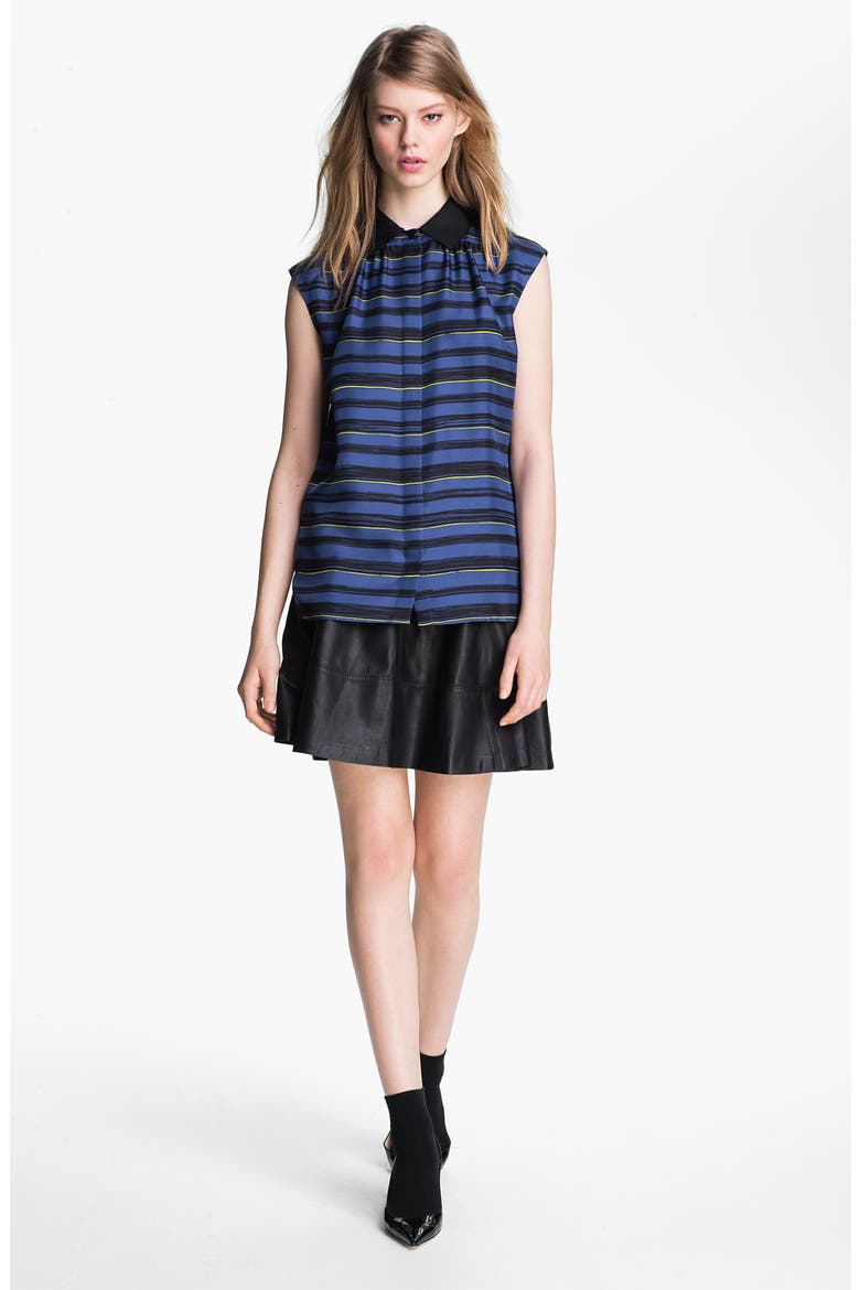 '' Silk Twill Blouse (Nordstrom Exclusive), Alternate, color, TRENDY STRIPE PRINT