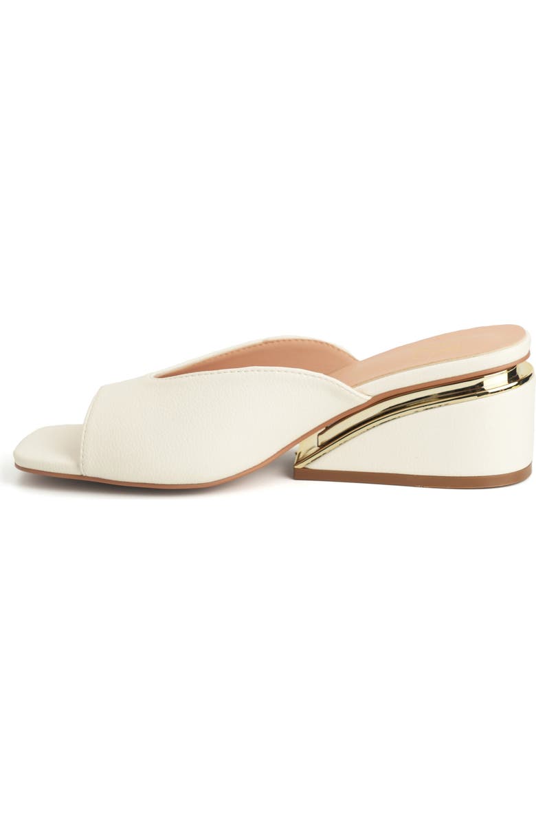 NEW YORK AND COMPANY Malany Wedge Slide Sandal, Alternate, color, White