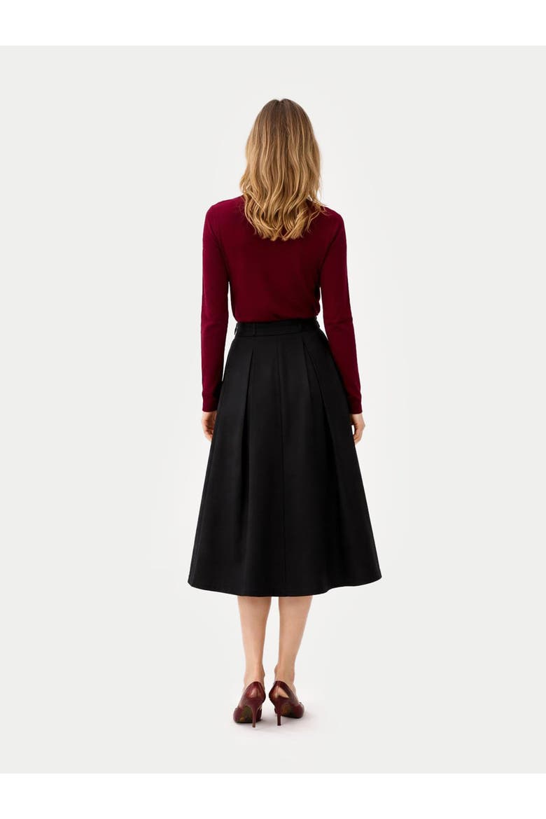 Timeless Cashmere Turtleneck Sweater, Alternate, color, bordeaux