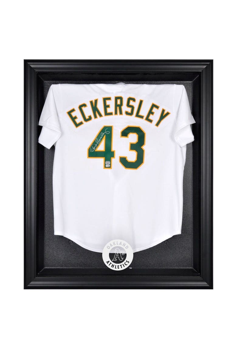 Oakland Athletics Black Framed Logo Jersey Display Case, Main, color, Black