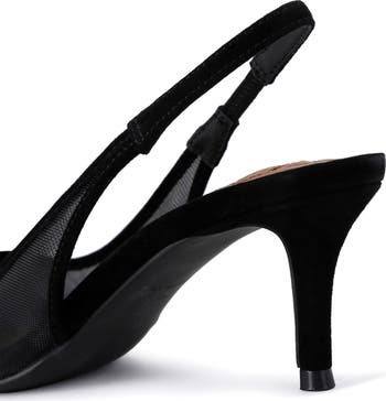 Belgravia Slingback Pointed Cap Toe Pump
