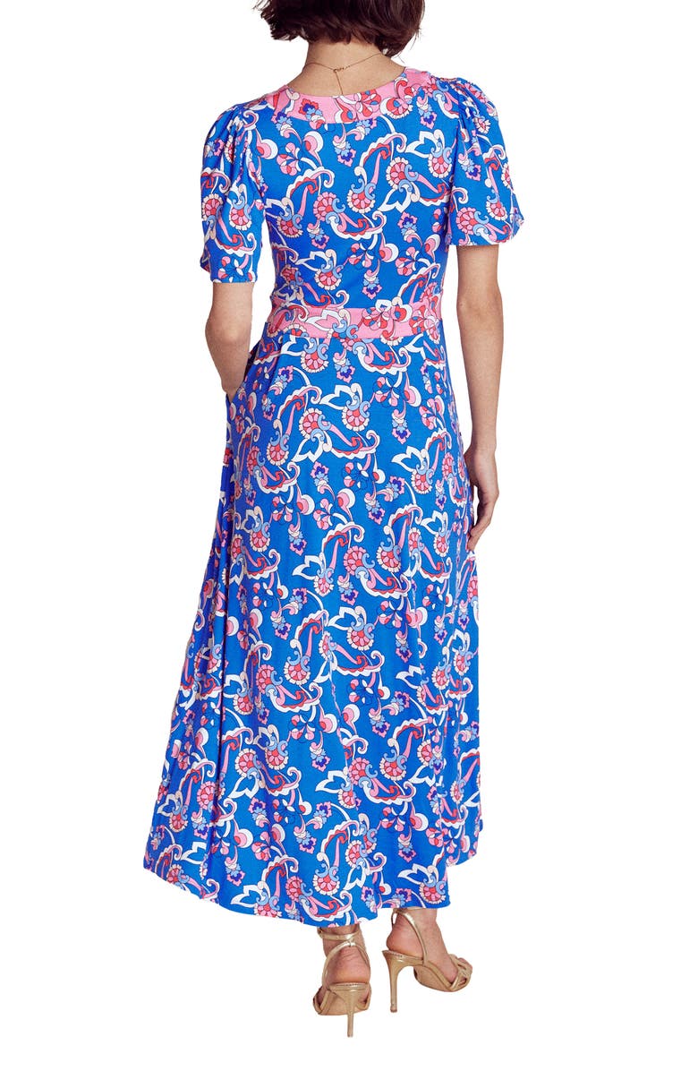 Boden Ellie Print Flutter Sleeve Dress, Alternate, color, 