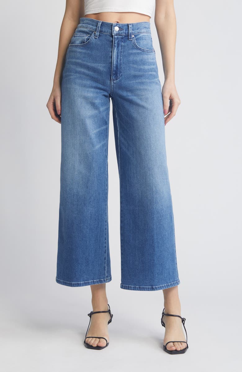 LE JEAN Juliette High Waist Ankle Wide Leg Jeans, Main, color, 