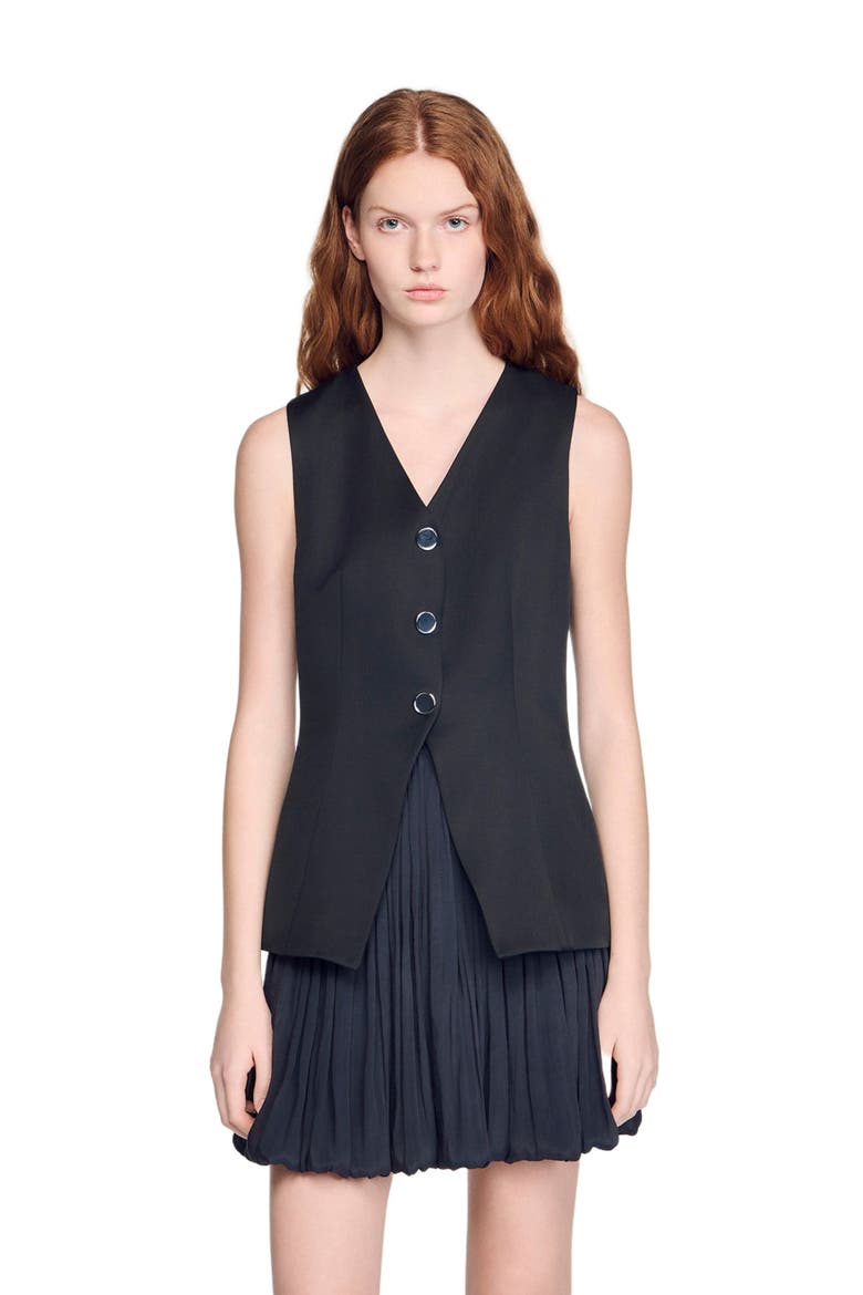 Short bubble dress, Main, color, Black