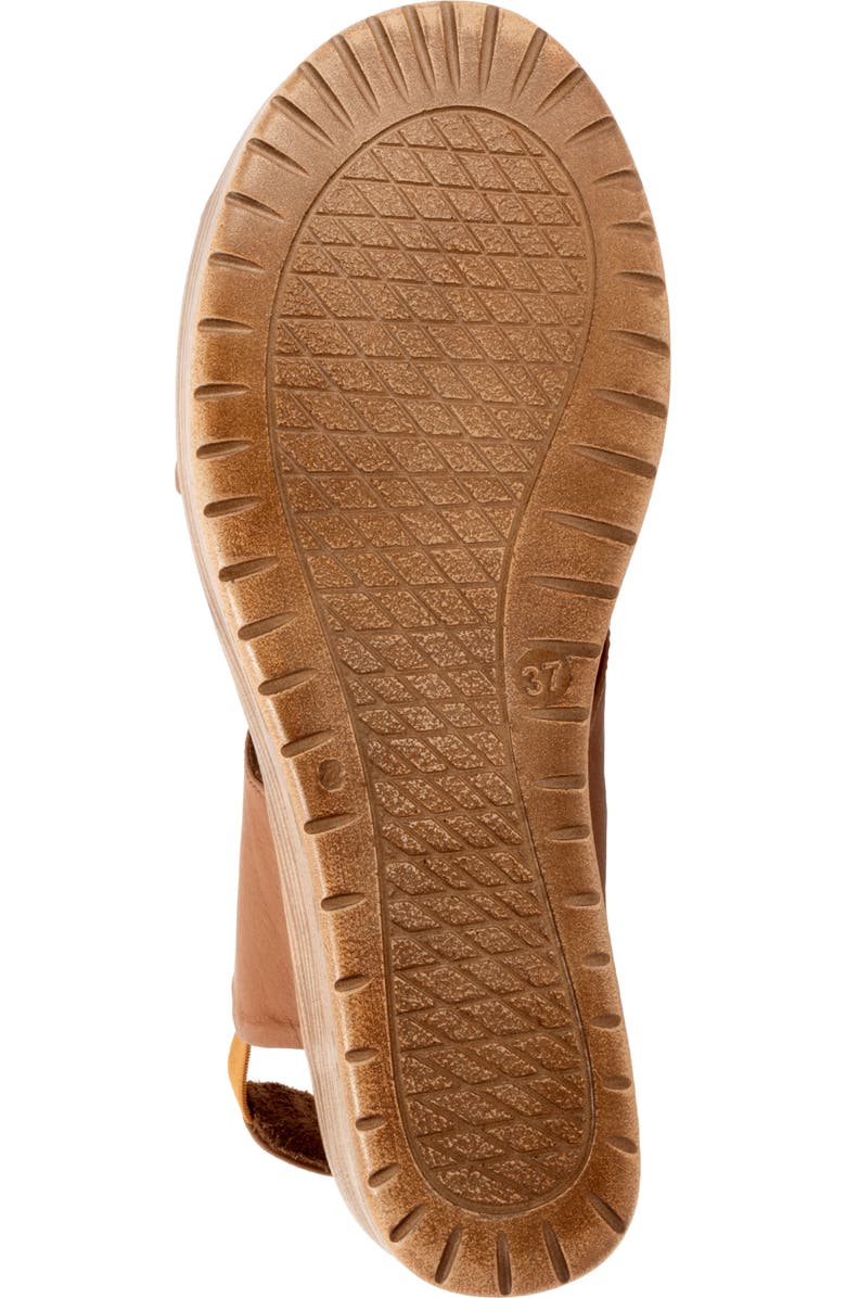 Bueno Naomi Platform Wedge Sandal, Alternate, color, Dark Tan