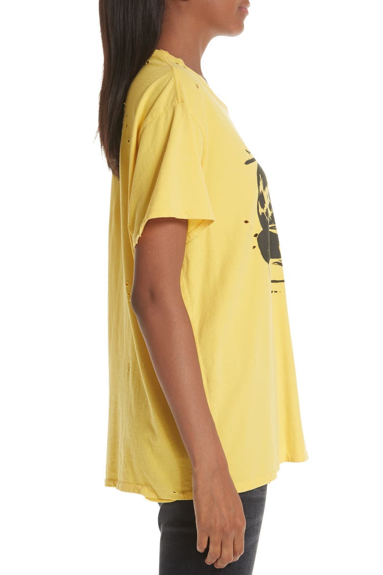 Sonic Youth Print Tee, Alternate, color, YELLOW
