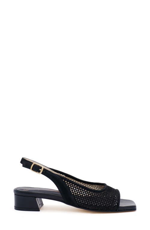 Amalfi By Rangoni Baroanda Slingback Sandal In Black Long Beach