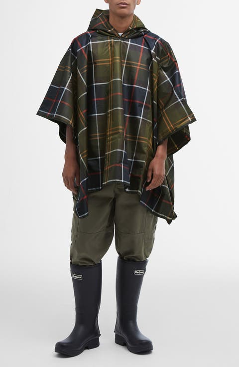 Tartan Showerproof Packable Poncho