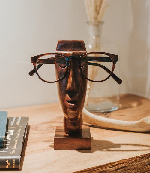 Matr Boomie Face Glasses Holder Stand In Gold