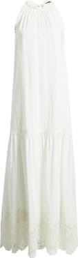 KOBI HALPERIN Teri Lace Trim Maxi Dress