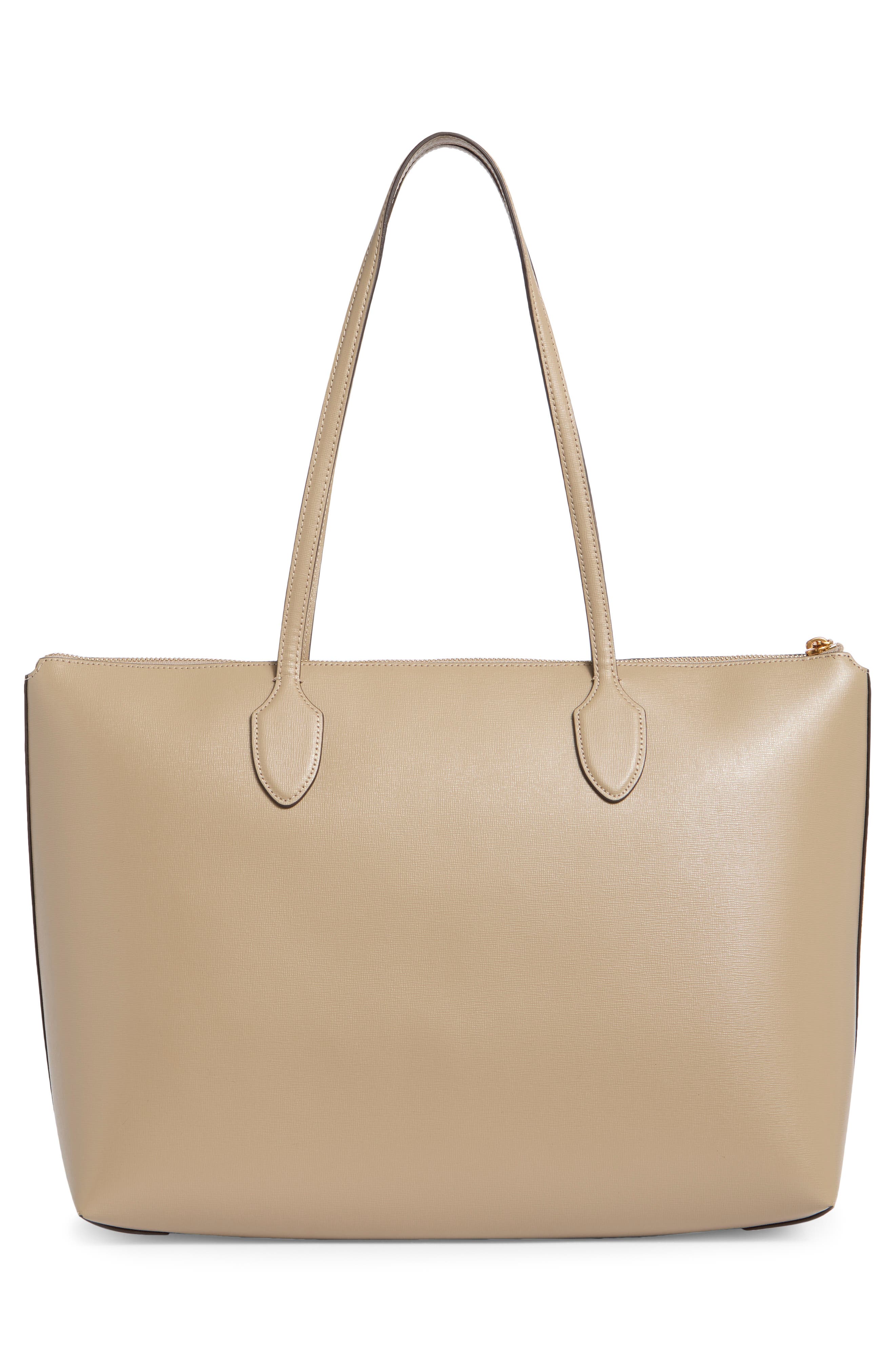 Kate Spade New York large bleecker leather tote, Alternate, color, Timeless Taupe