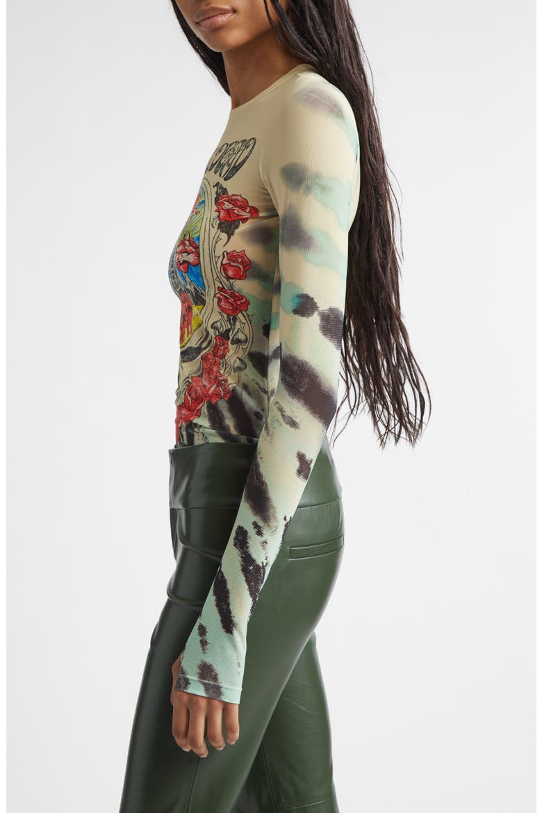 x Grateful Dead Delaina Tie Dye Mesh Top, Alternate, color, AMPLIFY TIE DYE