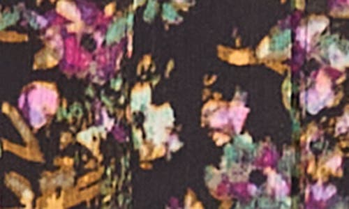 Cece Floral Button-up Shirt In Multi