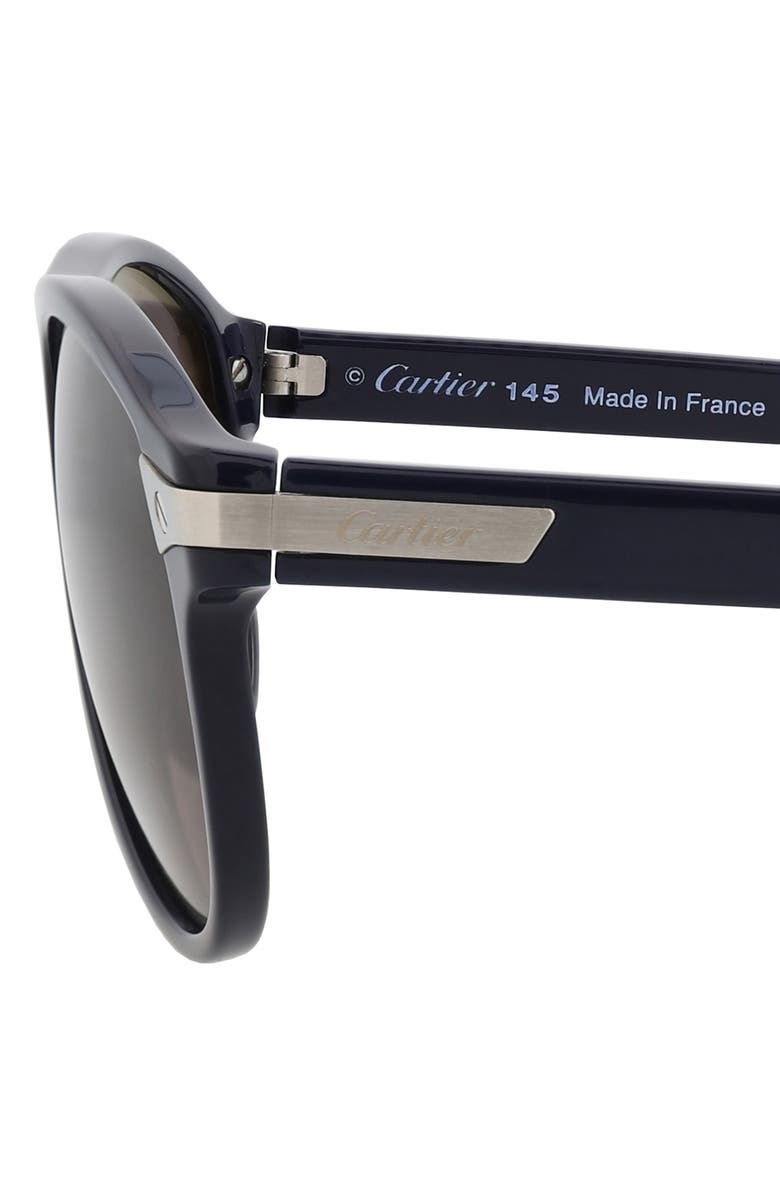 Cartier 56mm Aviator Sunglasses, Alternate, color,