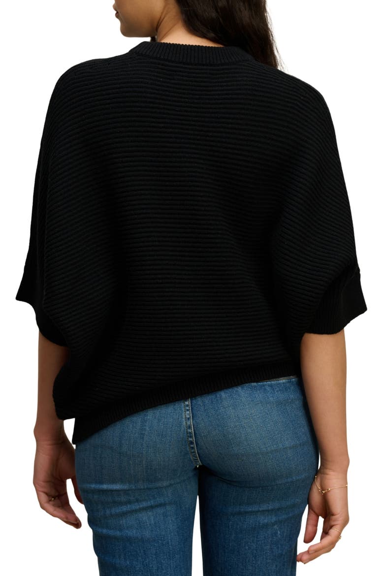 Dolman Sleeve Sweater, Alternate, color, BLACK