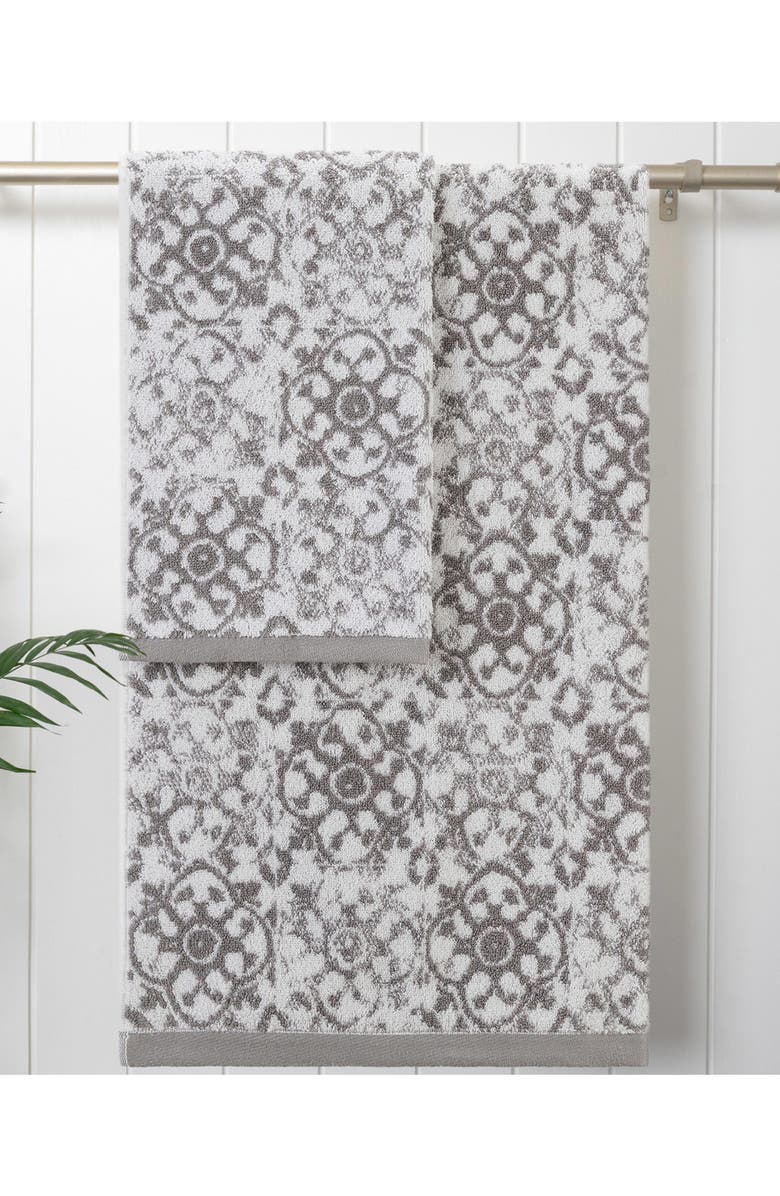 Jessica Simpson Aziza 4-Piece Bath Essentials Set, Alternate, color, Skyrocket Grey