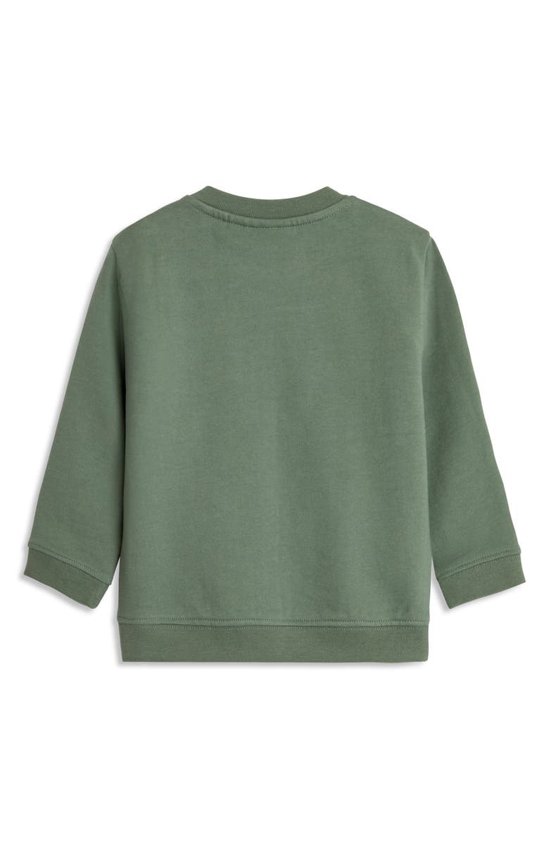 JOJO MAMAN BEBE Safari Friends Appliqué Cotton Graphic Sweatshirt, Alternate, color, 